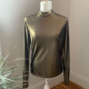 Forever 21 Gold night out turtle neck
